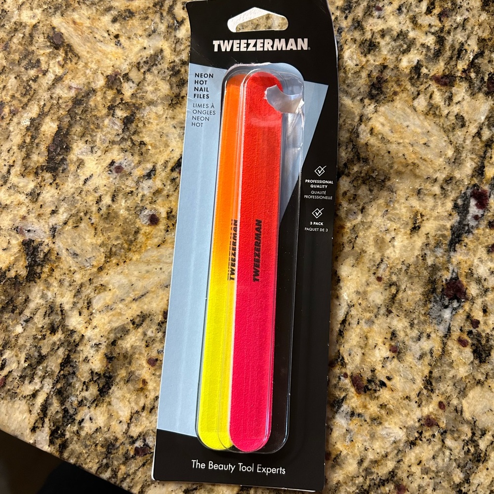 Two new Tweezerman nail files